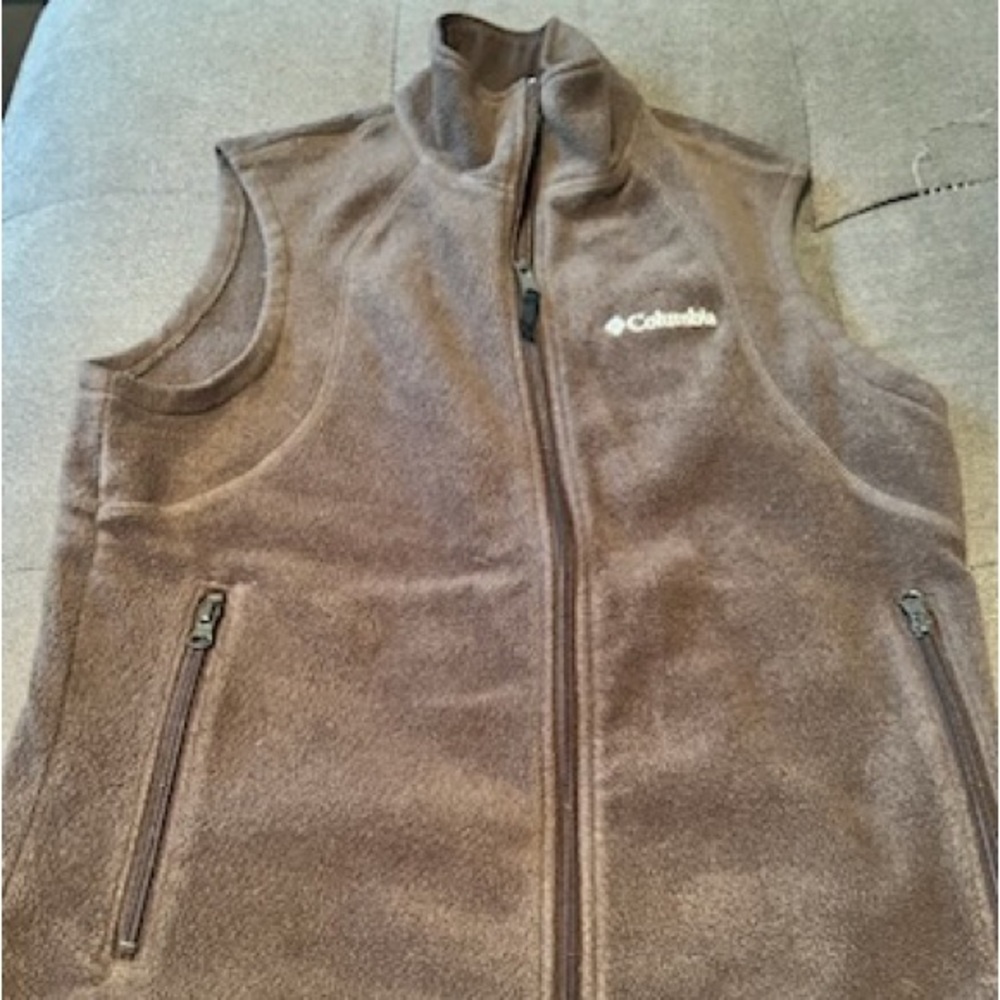 brown columbia vest